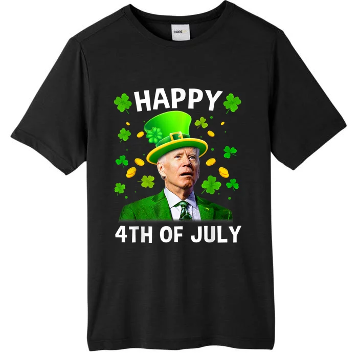 Happy 4th Of July Confused Funny Joe Biden St Patricks Day ChromaSoft Performance T-Shirt