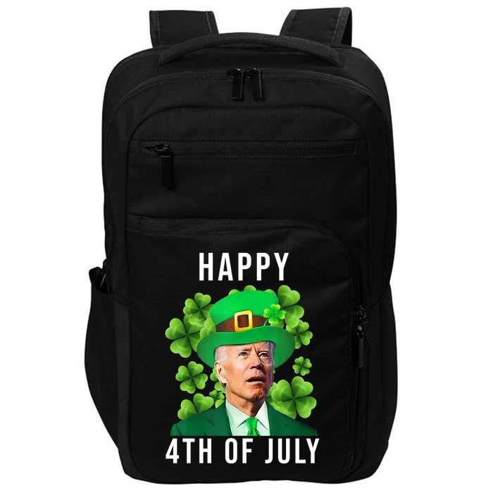 Happy 4th Of July Joe Biden Funny St Patrick's Day Impact Tech Backpack