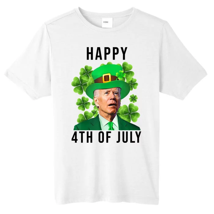 Happy 4th Of July Joe Biden Funny St Patrick's Day ChromaSoft Performance T-Shirt