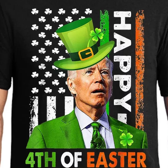 Happy 4th Of Easter Joe Biden St Patricks Day Leprechaun Pajama Set