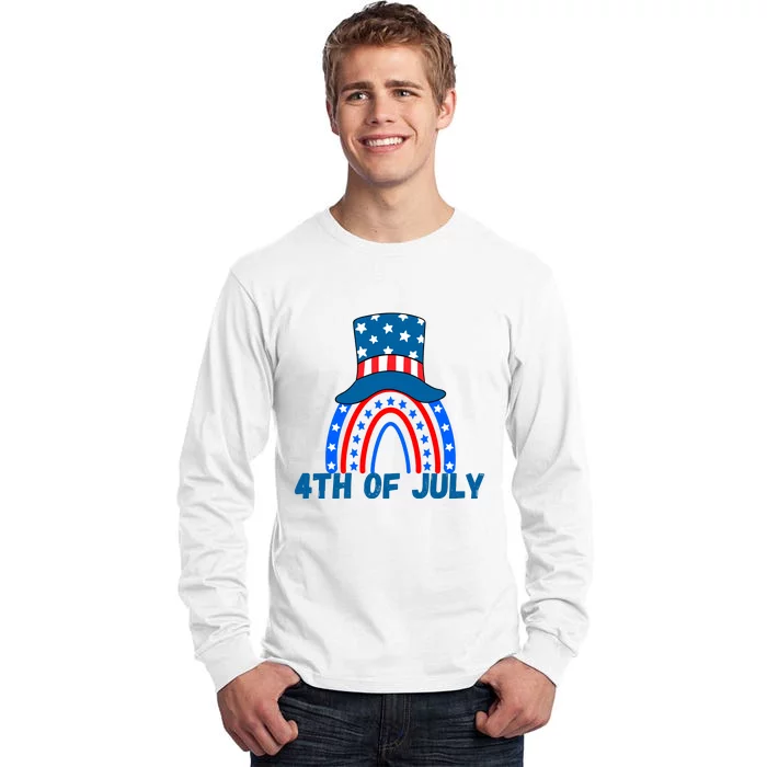 Happy 4th Of July Tall Long Sleeve T-Shirt