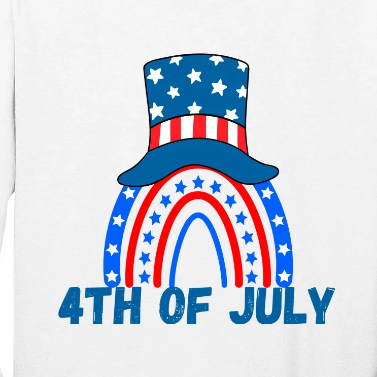 Happy 4th Of July Tall Long Sleeve T-Shirt