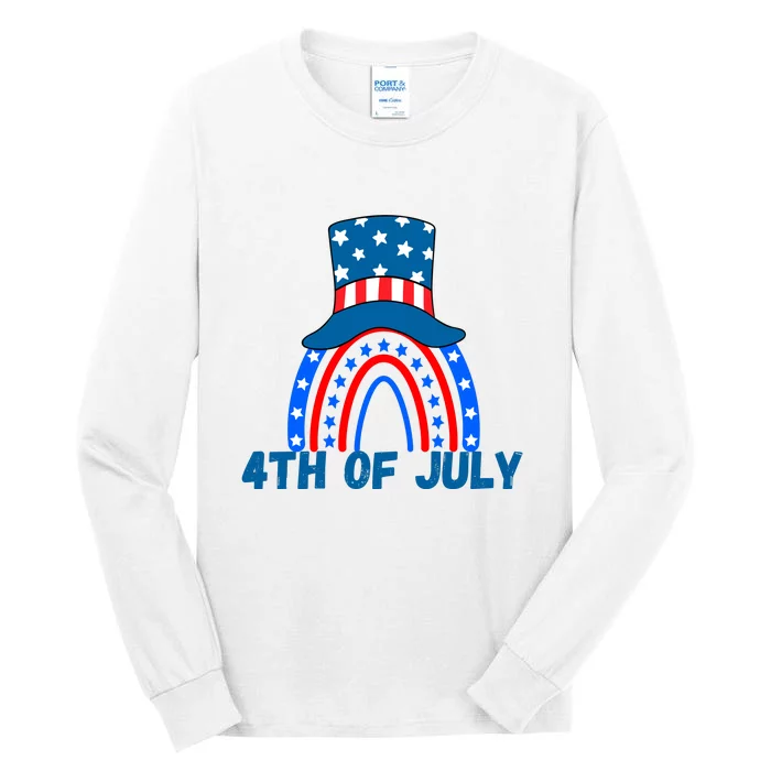 Happy 4th Of July Tall Long Sleeve T-Shirt