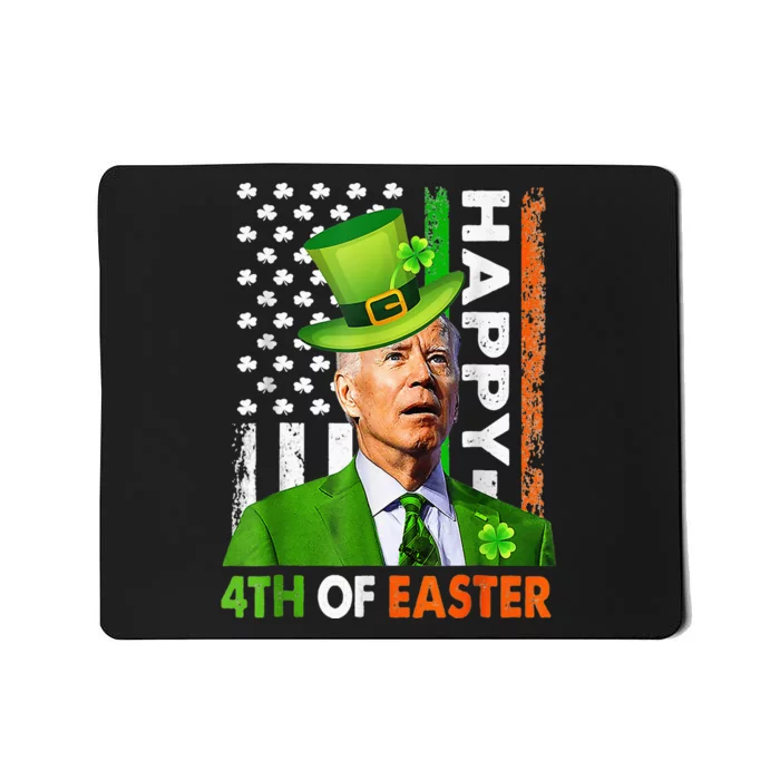 Happy 4th Of Easter Joe Biden St Patricks Day Leprechaun Mousepad