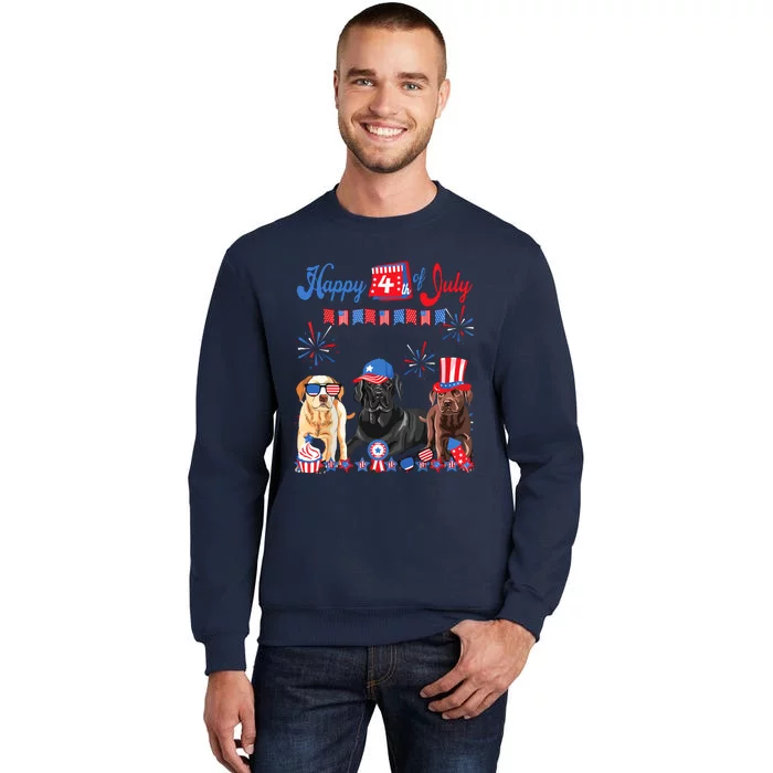 Happy 4th Of July Cool Independence Day Patriotic American Tall Sweatshirt