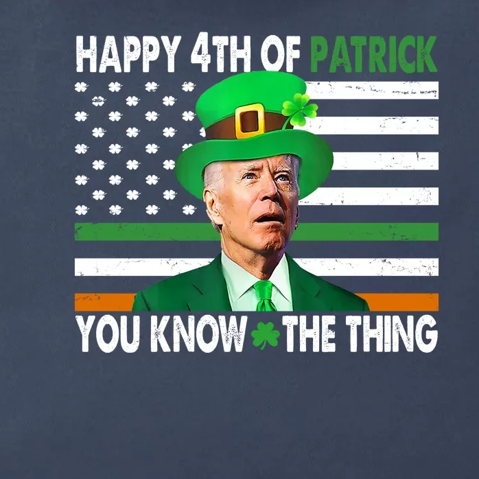 Happy 4th Of Patrick You Know The Thing Funny Biden Zip Tote Bag