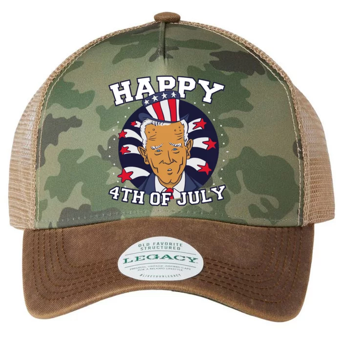 Happy 4th Of July Joe Biden Legacy Tie Dye Trucker Hat