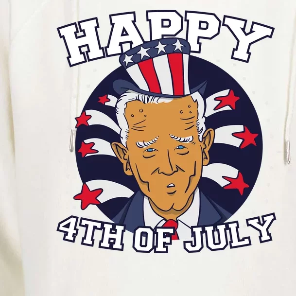 Happy 4th Of July Joe Biden Womens Funnel Neck Pullover Hood