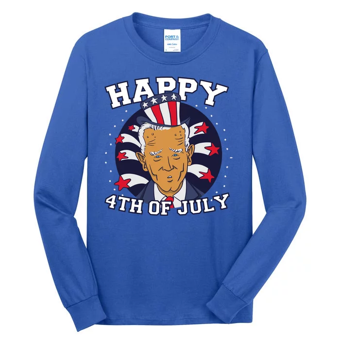 Happy 4th Of July Joe Biden Tall Long Sleeve T-Shirt