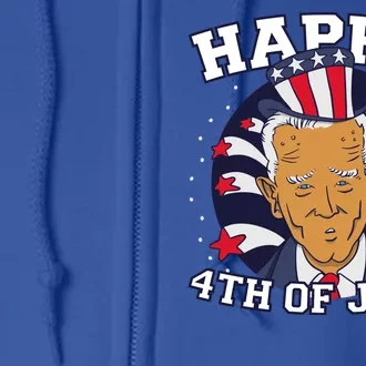 Happy 4th Of July Joe Biden Full Zip Hoodie