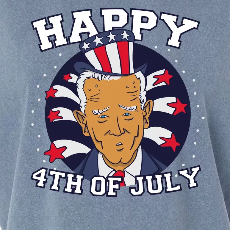 Happy 4th Of July Joe Biden Garment-Dyed Women's Muscle Tee