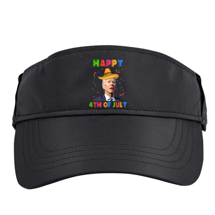 Happy 4th Of July Cinco De Mayo Funny Joe Biden Adult Drive Performance Visor