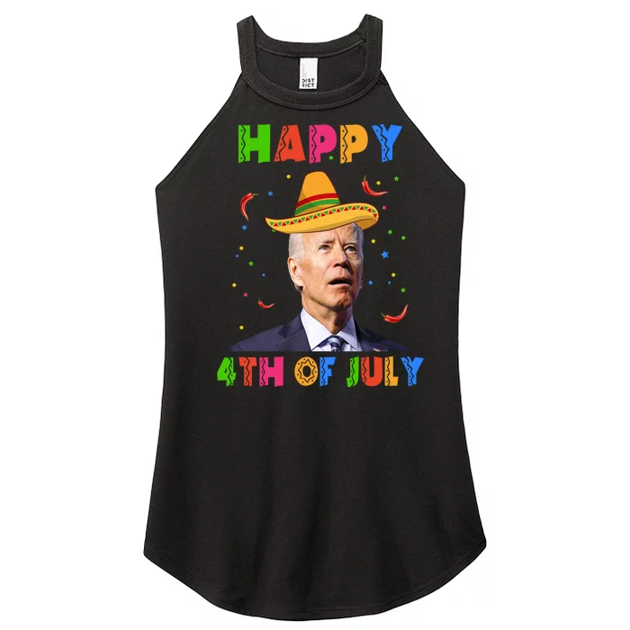 Happy 4th Of July Cinco De Mayo Funny Joe Biden Women’s Perfect Tri Rocker Tank