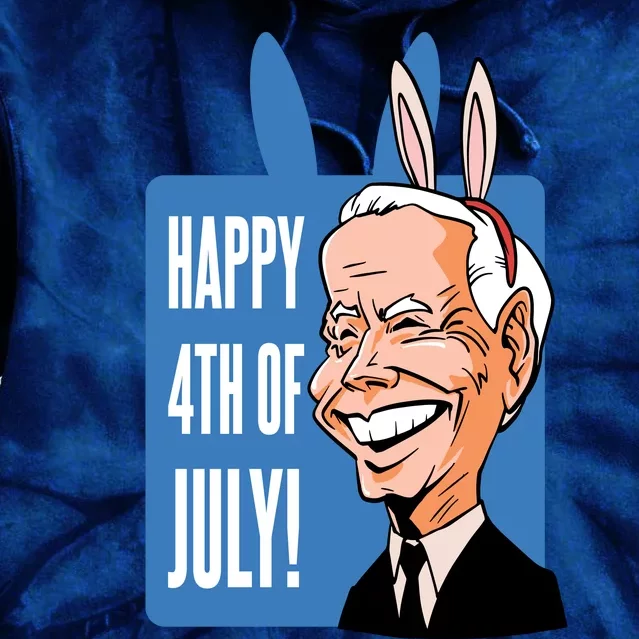 Happy 4th Of July Funny Biden Easter Bunny Parody Tie Dye Hoodie