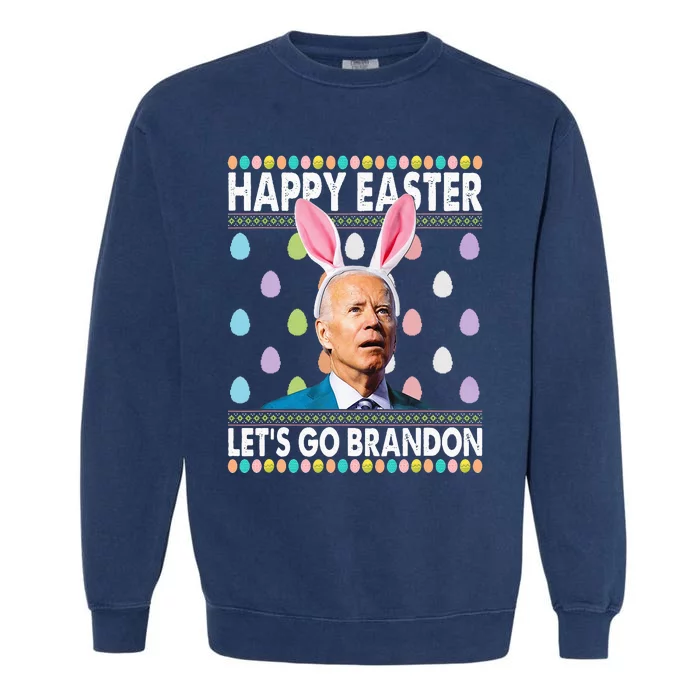 Happy 4th Of Easter Joe Biden St Patricks Day Garment-Dyed Sweatshirt