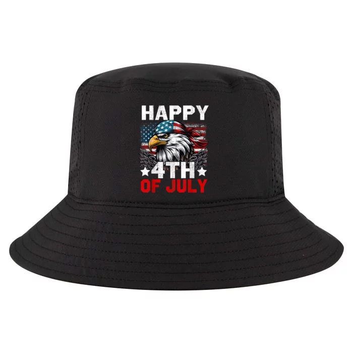 Happy 4th Of July Patriotic Apparel Cool Comfort Performance Bucket Hat