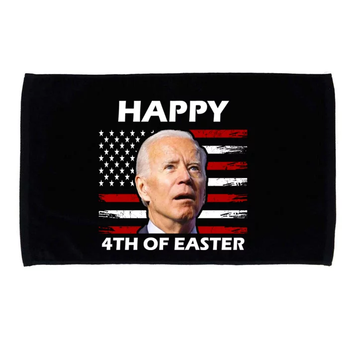 Happy 4th Of Easter Joe Biden Funny Microfiber Hand Towel