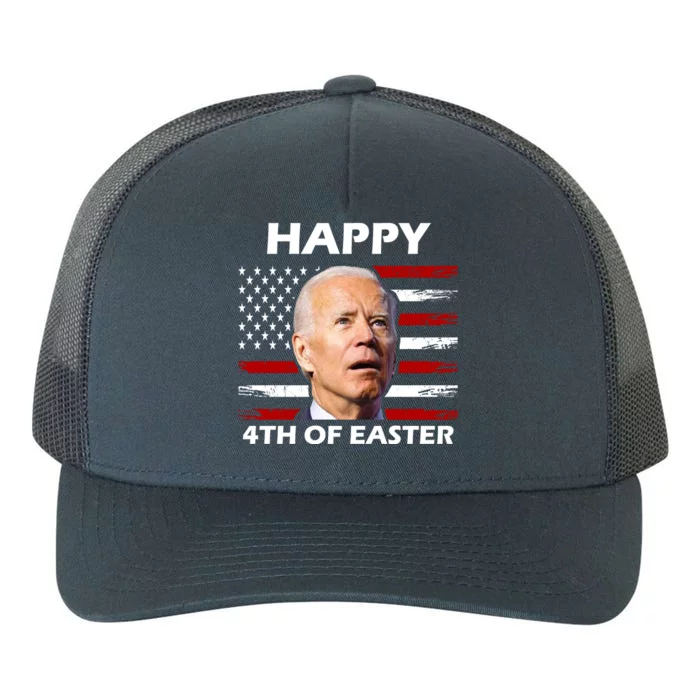 Happy 4th Of Easter Joe Biden Funny Yupoong Adult 5-Panel Trucker Hat