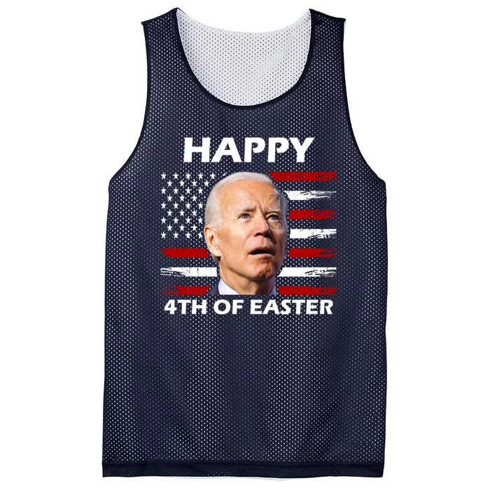 Happy 4th Of Easter Joe Biden Funny Mesh Reversible Basketball Jersey Tank