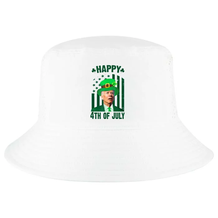 Happy 4th Of July Funny Biden St Patrick's Day Holiday Cool Comfort Performance Bucket Hat