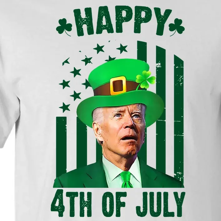 Happy 4th Of July Funny Biden St Patrick's Day Holiday Tall T-Shirt