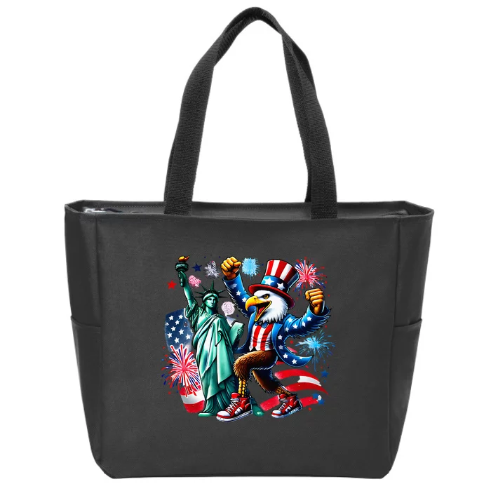 Happy 4th Of July Party Zip Tote Bag