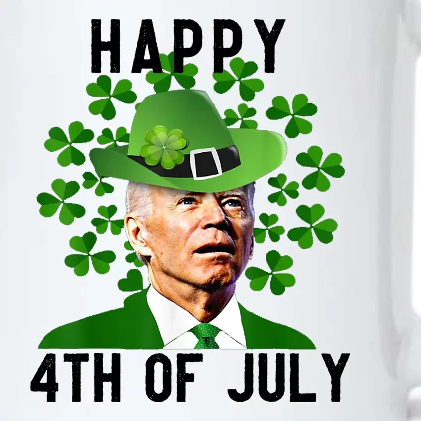 Happy 4th Of July Joe Biden St Patrick's Day Black Color Changing Mug