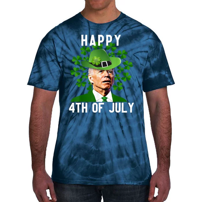 Happy 4th Of July Joe Biden St Patrick's Day Tie-Dye T-Shirt