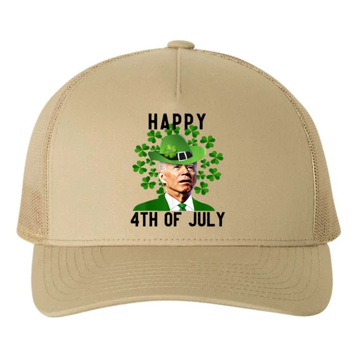 Happy 4th Of July Joe Biden St Patrick's Day Yupoong Adult 5-Panel Trucker Hat