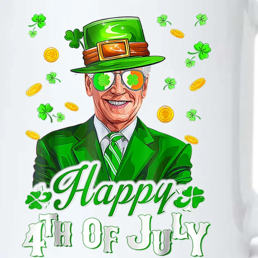 Happy 4th Of July Funny Joe Biden Leprechaun St Patricks Day Black Color Changing Mug