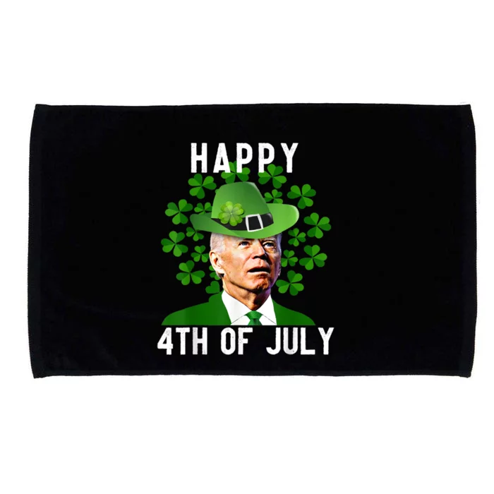 Happy 4th Of July Confused Funny Joe Biden St Patricks Day Gift Microfiber Hand Towel