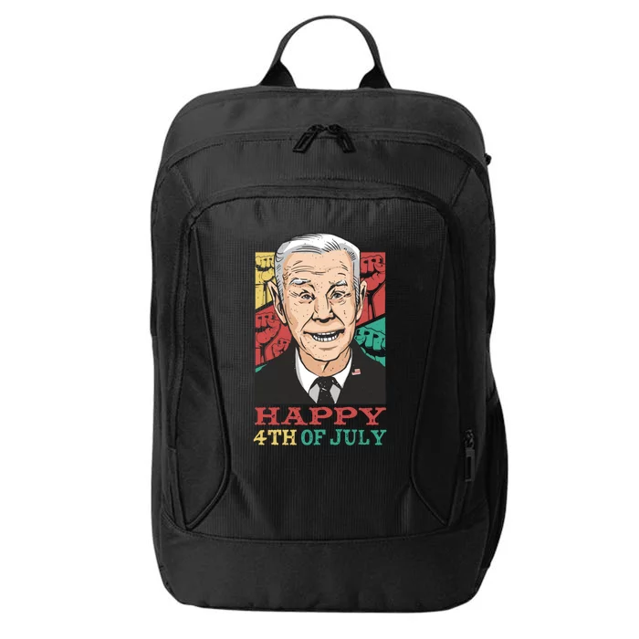 Happy 4th Of July Biden Gift City Backpack