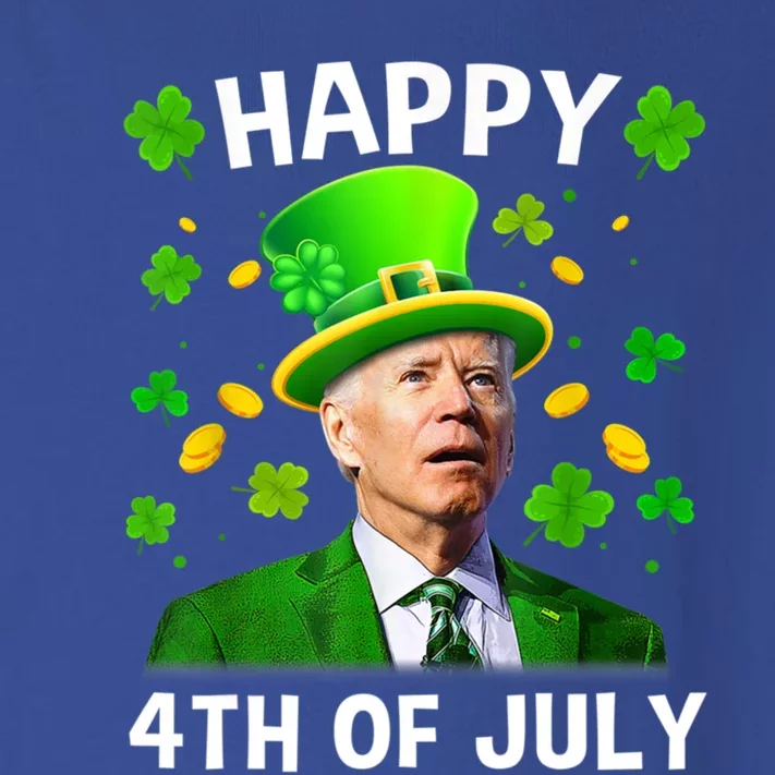 Happy 4th Of July Confused Funny Joe Biden St Patricks Day Gift Toddler Long Sleeve Shirt