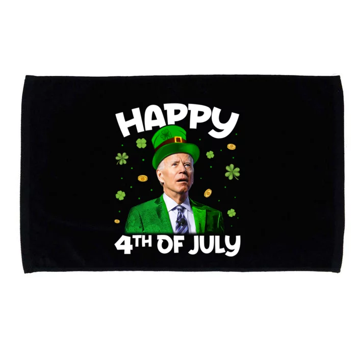 Happy 4th Of July Confused Funny Joe Biden St Patricks Day Gift Microfiber Hand Towel