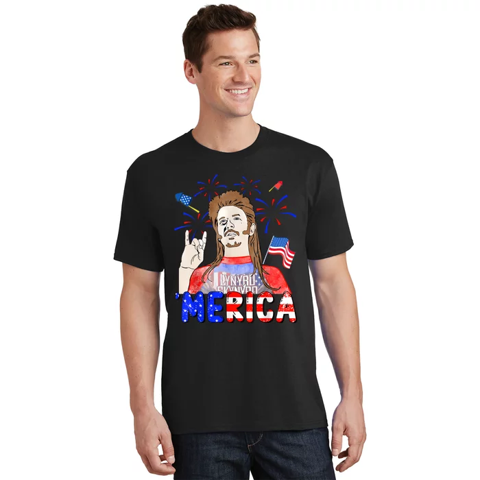 Happy 4th Of July Merica Funny Joe American Flag T-Shirt