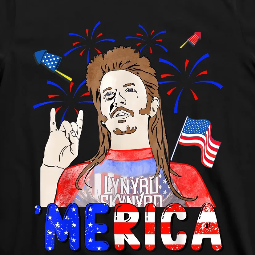 Happy 4th Of July Merica Funny Joe American Flag T-Shirt