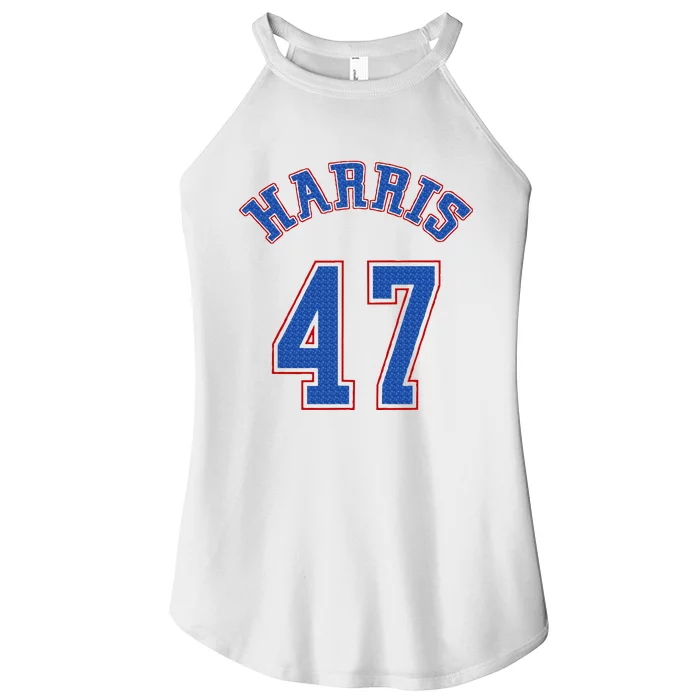 Harris 47 Retro Vintage Art Women’s Perfect Tri Rocker Tank