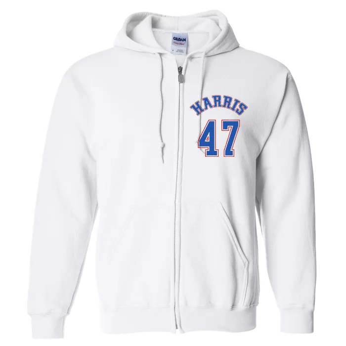 Harris 47 Retro Vintage Art Full Zip Hoodie