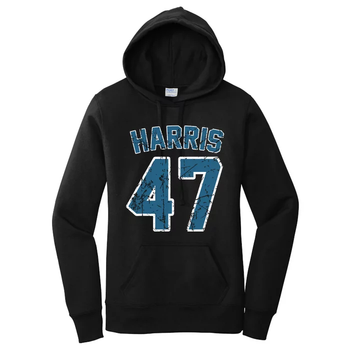 Harris 47 Vintage Harris 2024 Kamala 2024 Women's Pullover Hoodie