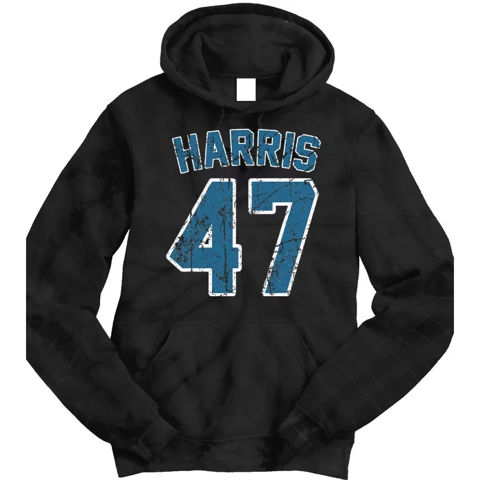 Harris 47 Vintage Harris 2024 Kamala 2024 Tie Dye Hoodie