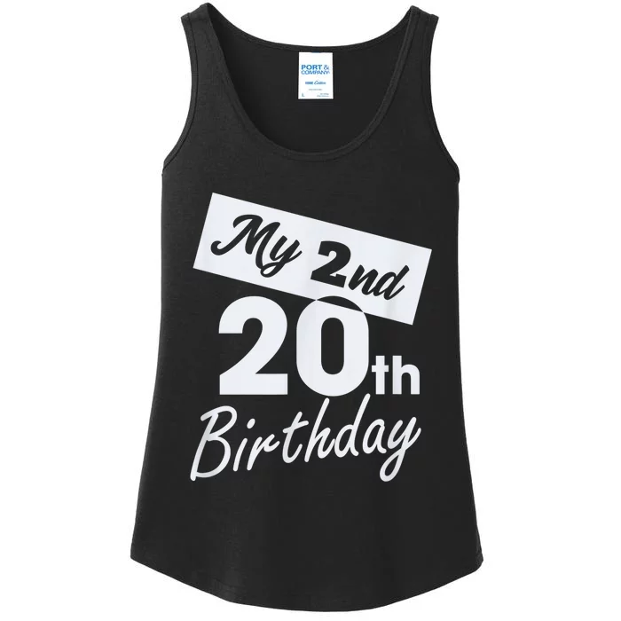 Humor 40 Years Old Bday 1981 40th Birthday Gift  Wo Ladies Essential Tank