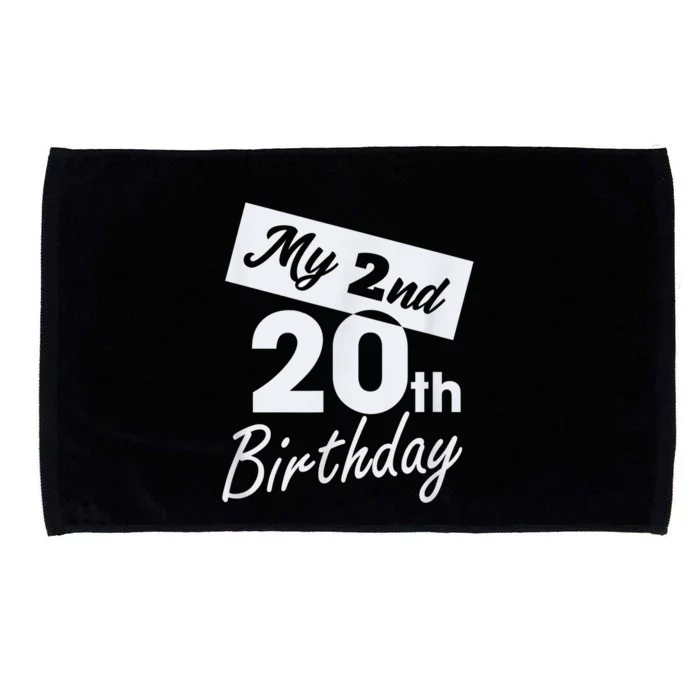 Humor 40 Years Old Bday 1981 40th Birthday Gift  Wo Microfiber Hand Towel