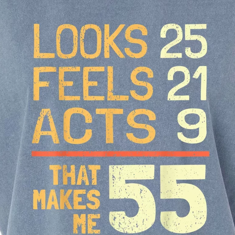 Hilarious 55th Birthday Idea I 55 Years Garment-Dyed Women's Muscle Tee