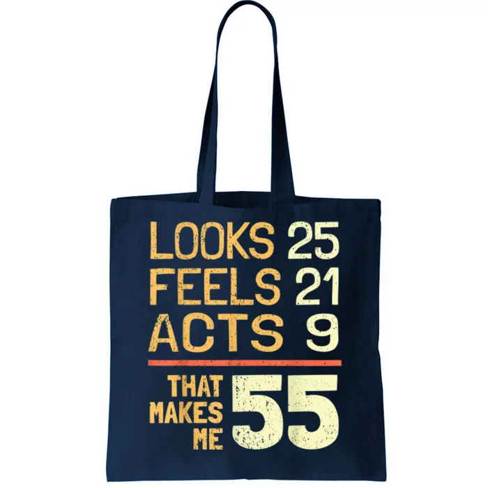 Hilarious 55th Birthday Idea I 55 Years Tote Bag