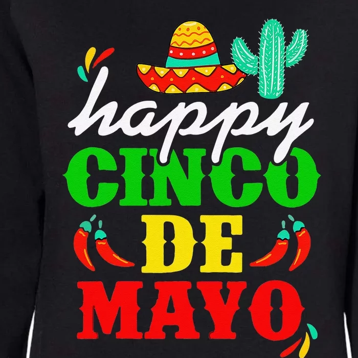 Happy 5 De Mayo Cinco De Mayo Viva Mexico 5 De Mayo Womens California Wash Sweatshirt