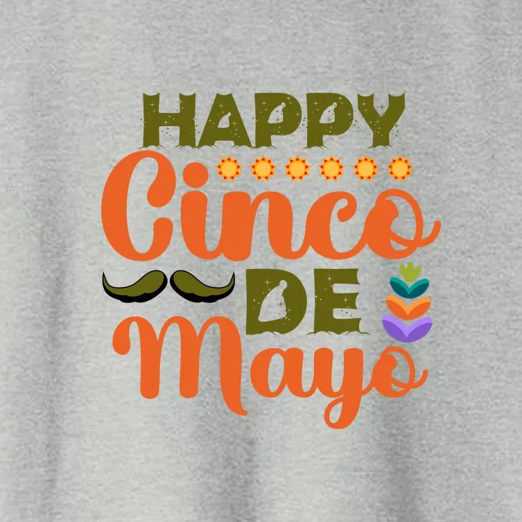 Happy 5 De Mayo Cinco De Mayo Viva Mexico 5 De Mayo Women's Crop Top Tee