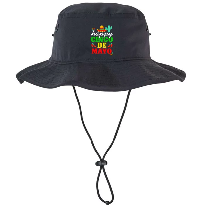 Happy 5 De Mayo Cinco de Mayo Viva Mexico 5 De Mayo Legacy Cool Fit Booney Bucket Hat