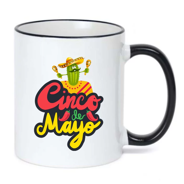 Happy 5 De Mayo Cinco Viva Mexico Black Color Changing Mug