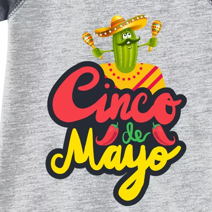 Happy 5 De Mayo Cinco Viva Mexico Infant Baby Jersey Bodysuit