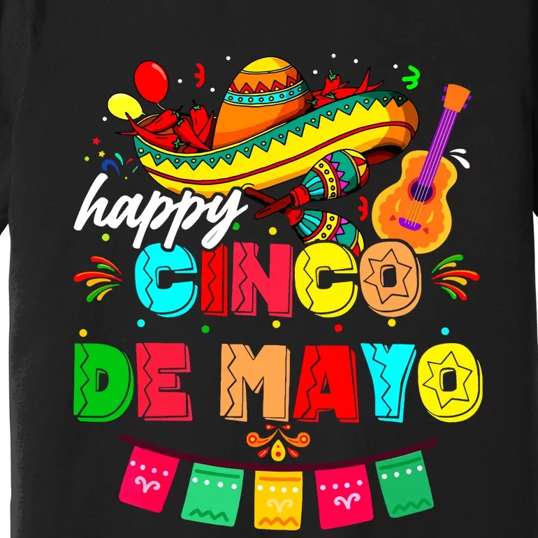 Happy 5 De Mayo Lets Fiesta Viva Mexico Cinco De Mayo Man Premium T-Shirt